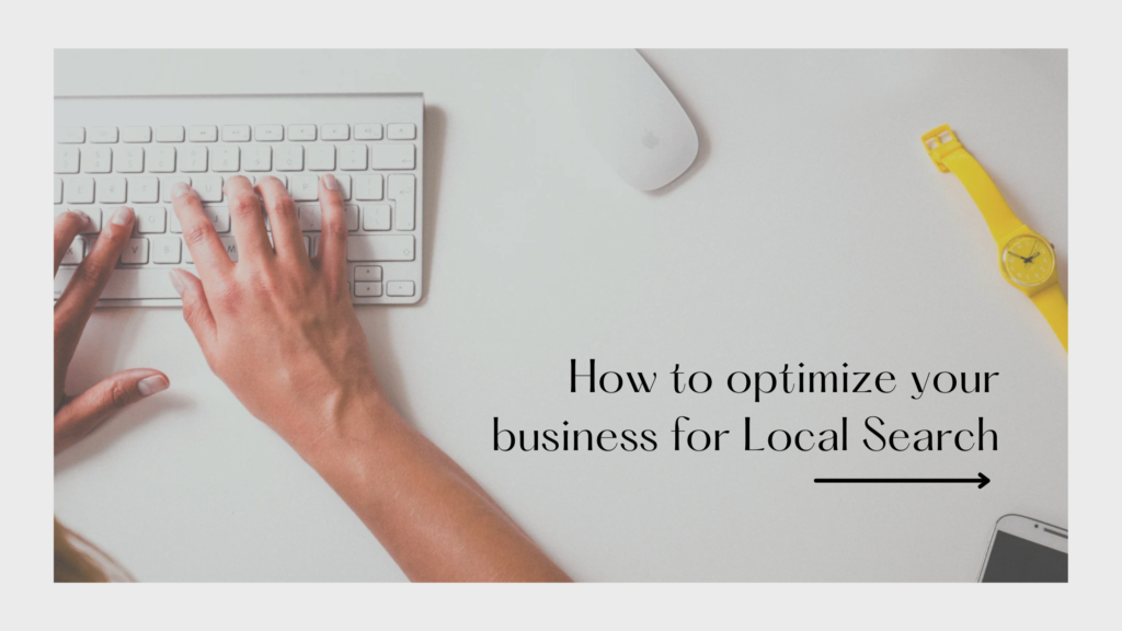 Optimize Business for Local Search